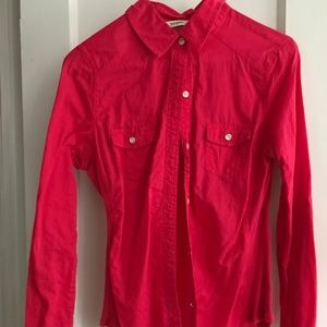 Hot Pink Button Up